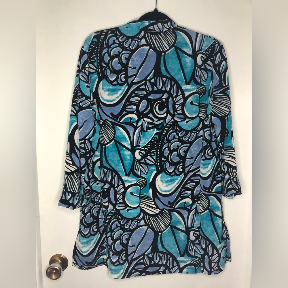 Floral Leaf Blouse - Picture 3 of 4